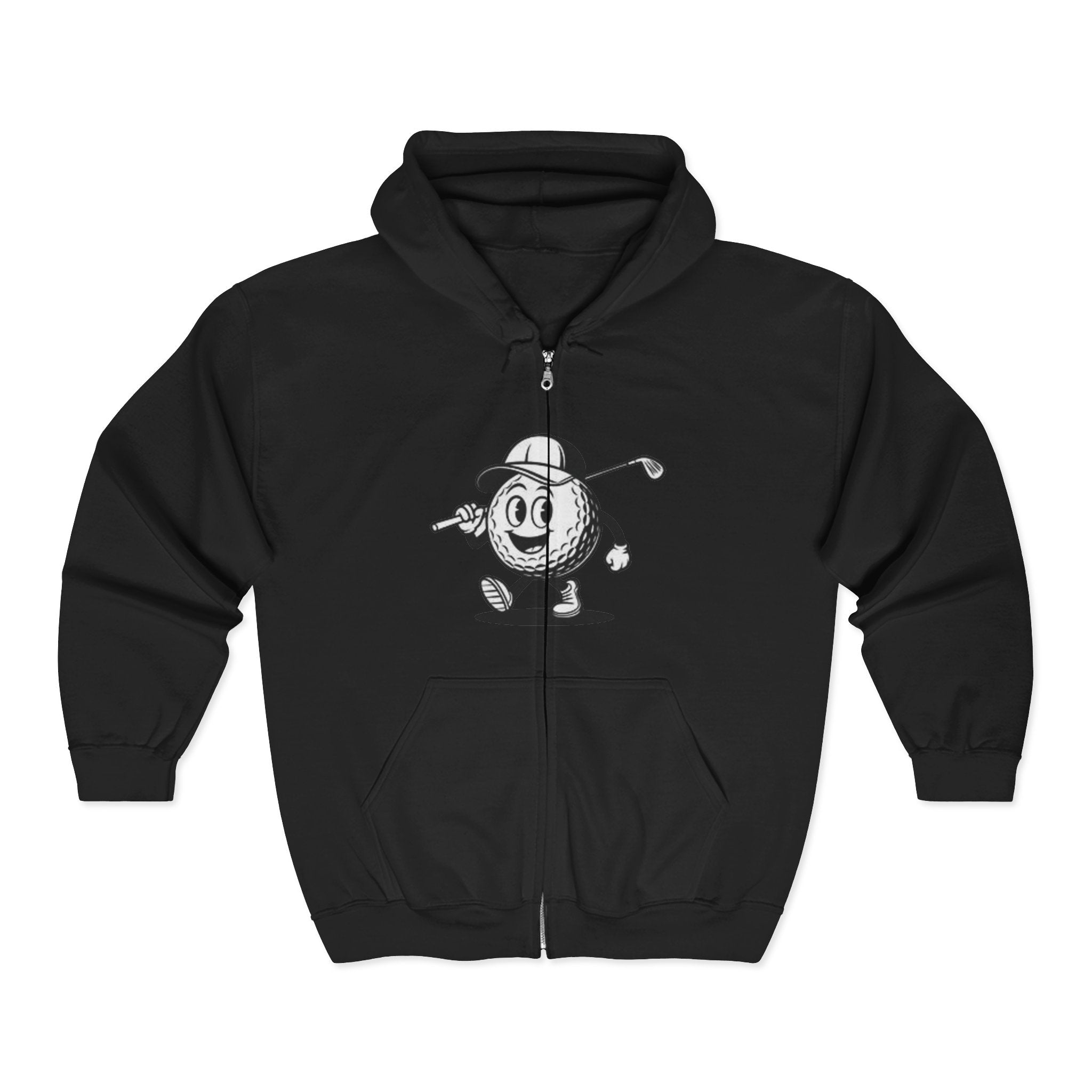 Unisex Full Zip Hooded Sweatshirt